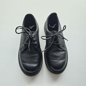 Dr. Martens Doc Martens Black Leather School Shoes - Size 3 US